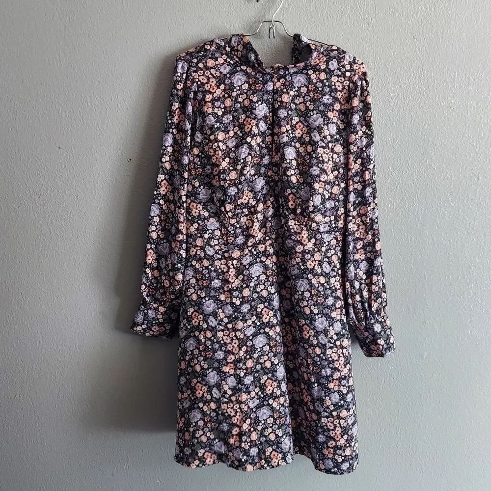 NEW H&M Open Back Floral Dress Size 16